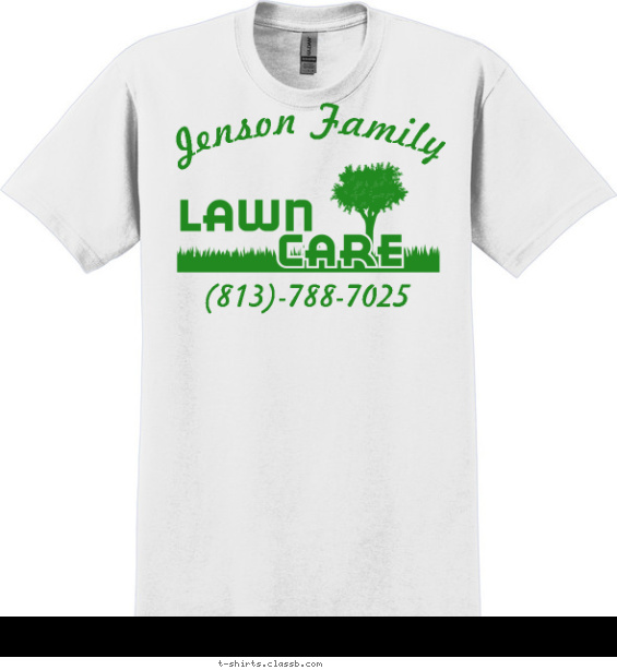 landscaping-lawn-care t-shirt design with 1 ink color - #SP6227
