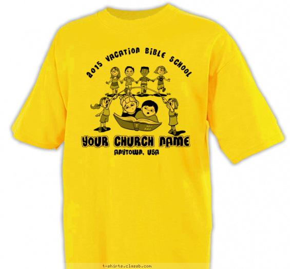 christian-church t-shirt design with 1 ink color - #SP6240