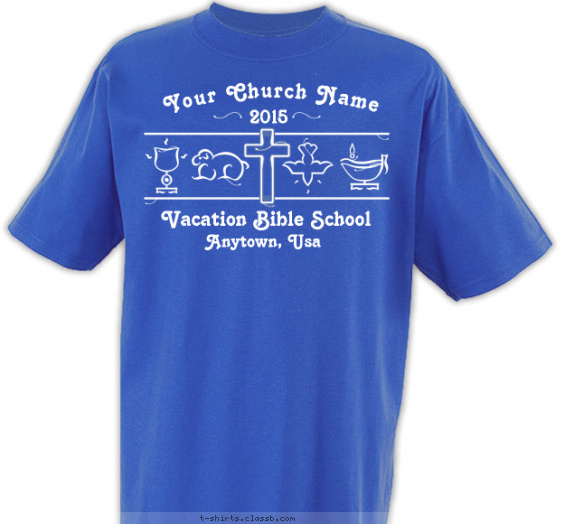 christian-church t-shirt design with 1 ink color - #SP6246