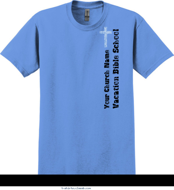 christian-church t-shirt design with 2 ink colors - #SP6253