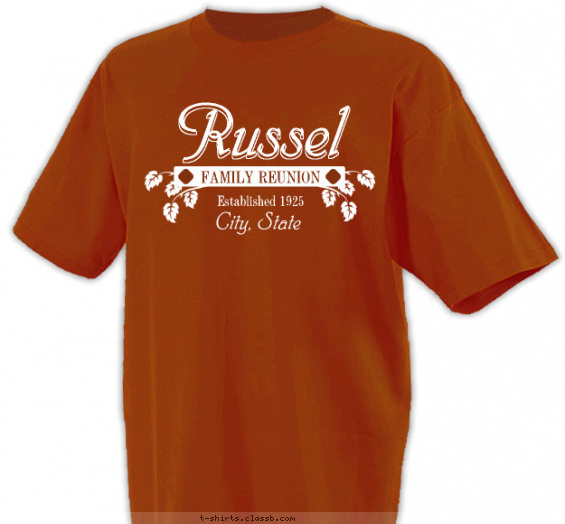 reunion t-shirt design with 1 ink color - #SP630