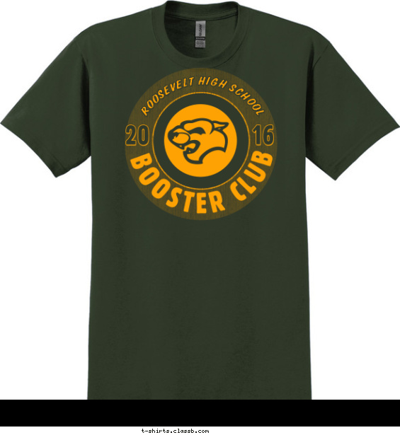 pta-pto-booster-club t-shirt design with 1 ink color - #SP6328