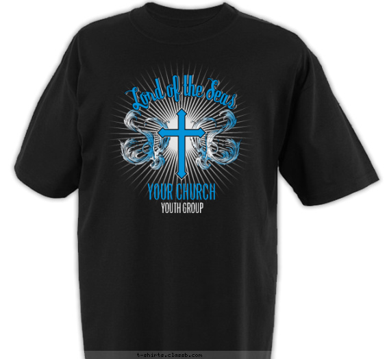 church-youth-group t-shirt design with 2 ink colors - #SP6462