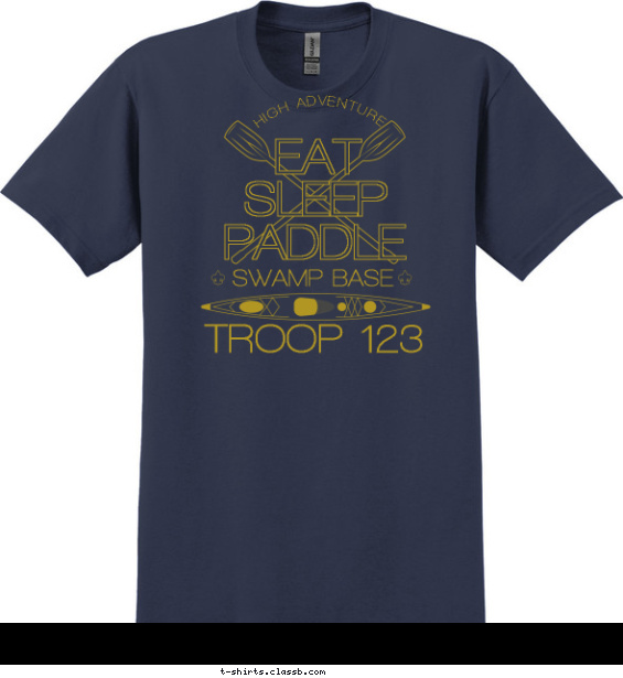 swamp-base t-shirt design with 1 ink color - #SP6669