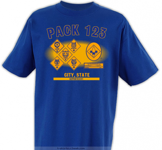 pack t-shirt design with 1 ink color - #SP69