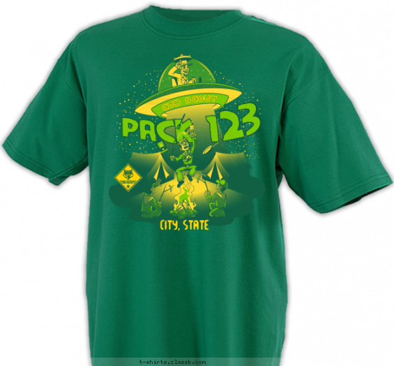 pack t-shirt design with 2 ink colors - #SP7091