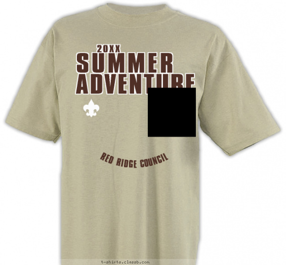 boy-scout-pirate-themed-camp t-shirt design with 2 ink colors - #SP8520