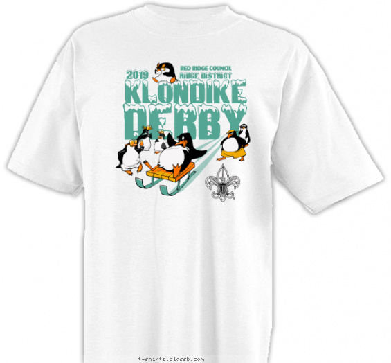 boy-scout-winter-themed-camp t-shirt design with 4 ink colors - #SP860