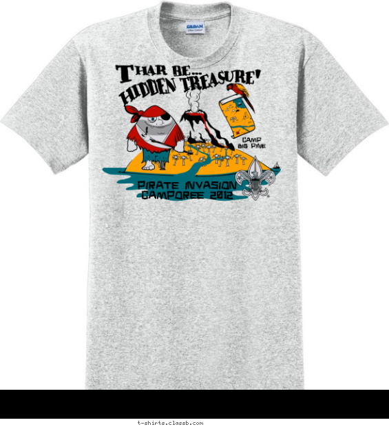 Pirates Treasure T shirt design