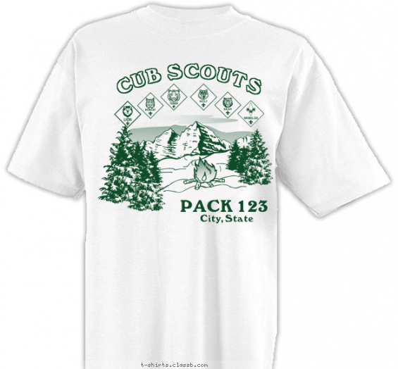 pack t-shirt design with 1 ink color - #SP932