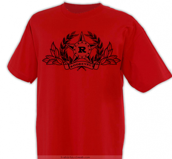 school-spirit t-shirt design with 1 ink color - #SP975