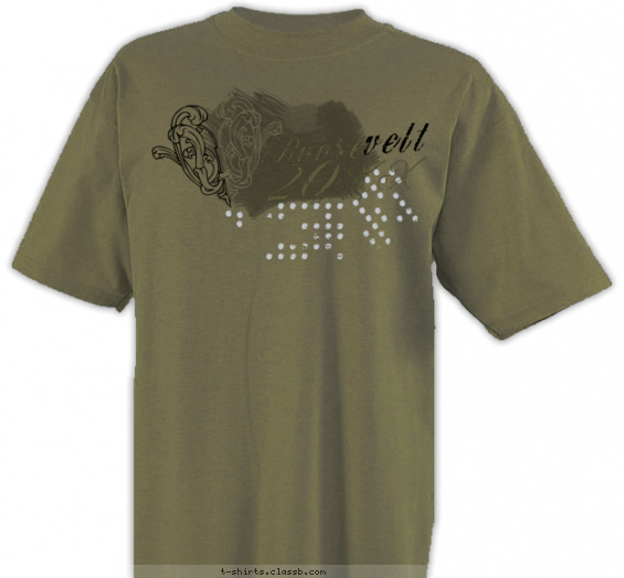 class-of-graduation-year t-shirt design with 2 ink colors - #SP982
