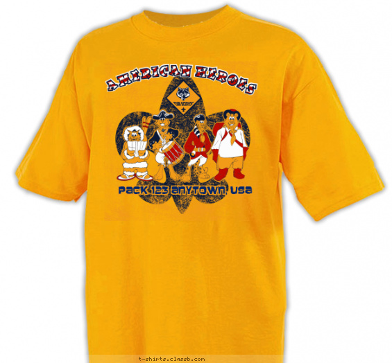 Cub Scout™ Pack Design » SP1694 American Heros Cub Scouts