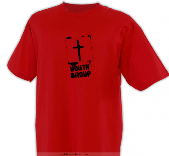 Church Youth Group Design » SP1941 Spray of the Cross Shirt