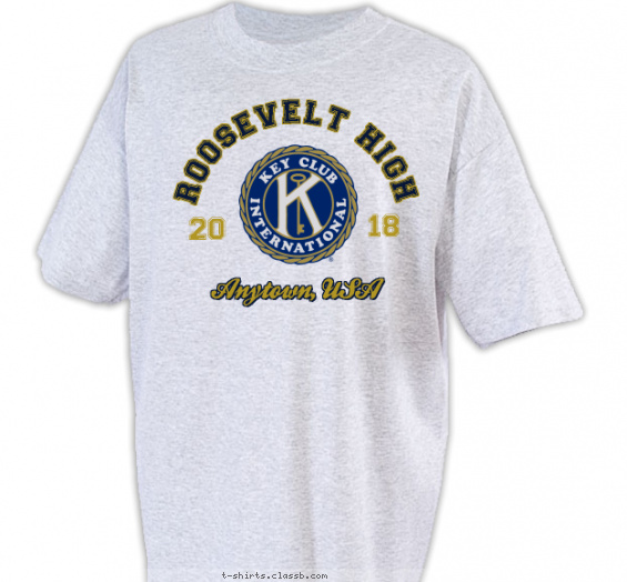 Key Club Design » SP2267 Key Club Logo Shirt