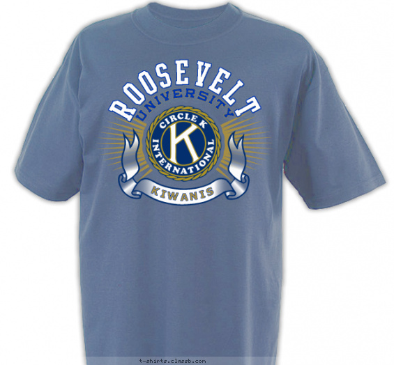 Key Club Design » SP2280 University Kiwanis Banner Shirt