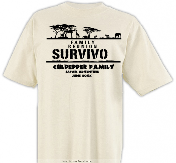 Family Reunion Design » SP2414 Safari Adventure Reunion Shirt