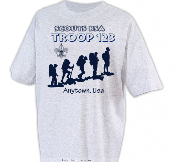 Boy Scout™ Troop Design » SP2459 Hiking To The Summit Shirt