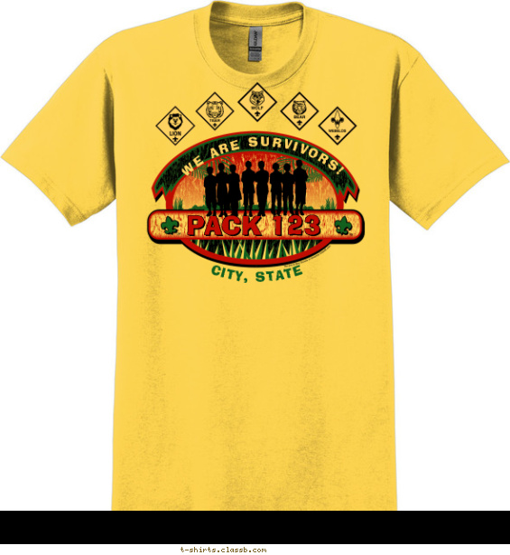 cub scout pack t shirts