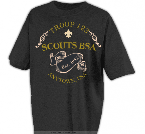 bsa troop t shirts