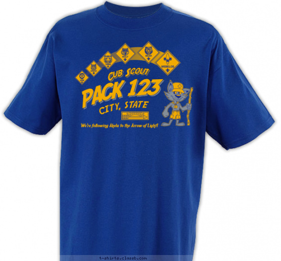 cub scout pack t shirts