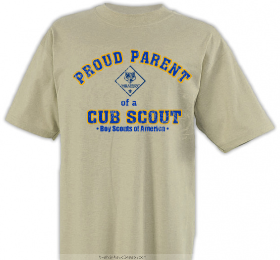 Cub Scout™ Pack Design » SP4510 Cub Scout Proud Parent