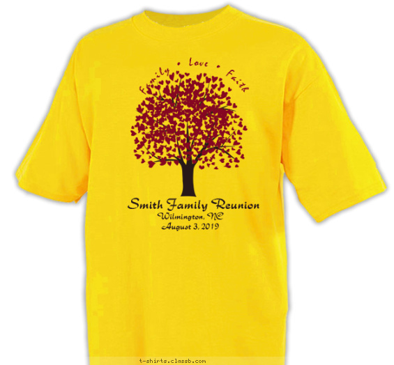 Family Reunion Design » SP4802 Heart Leaf Tree