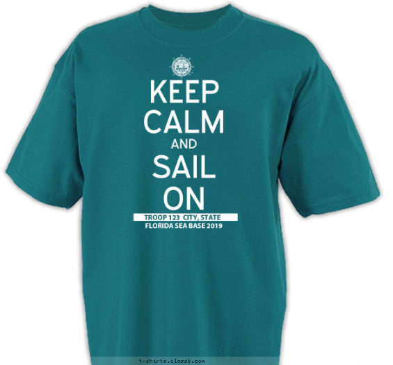 Sea Base Design » SP4937 Keep Calm and Sail On