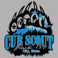 Custom Cubs Go Fishing Cub Scout Pack BSA T-Shirt by ClassB - XS - Daisy