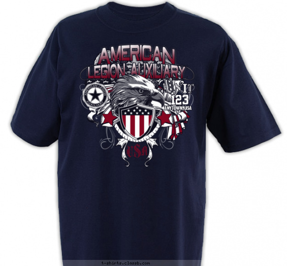 American Legion Design » SP5901 Patriotic Eagle Shield