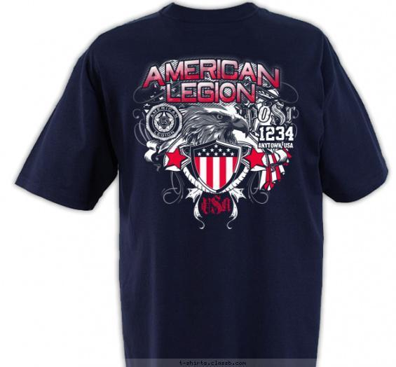 American Legion Design » SP4462 American Legion Shield and Eagle